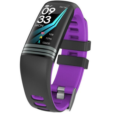 Bratara Fitness iUni G26, Display OLED 0.96 inch, Bluetooth, Pedometru, Notificari, Mov